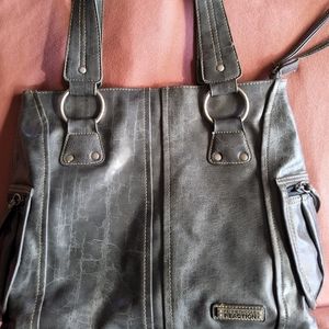 $25 Kenneth Cole Reaction Gray Over the Shoulder Purse